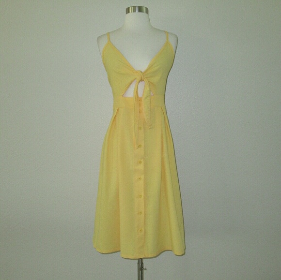 🌻HP🌻 Tie Front Swing Dress - Picture 7 of 8